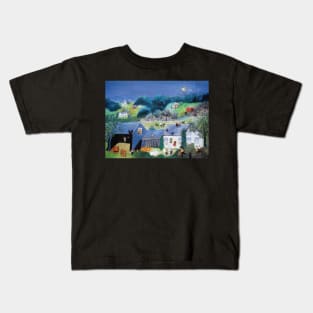 halloween grandma moses Kids T-Shirt